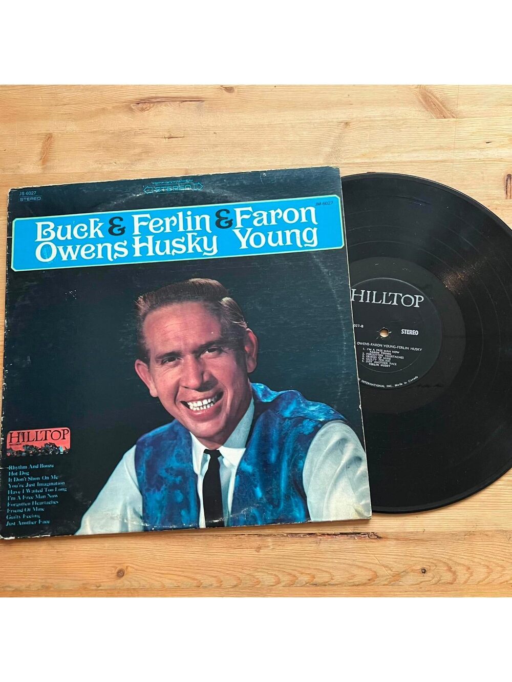 Various - Buck Owens & Ferlin Husky & Faron Young 33rpm VG+ VR02